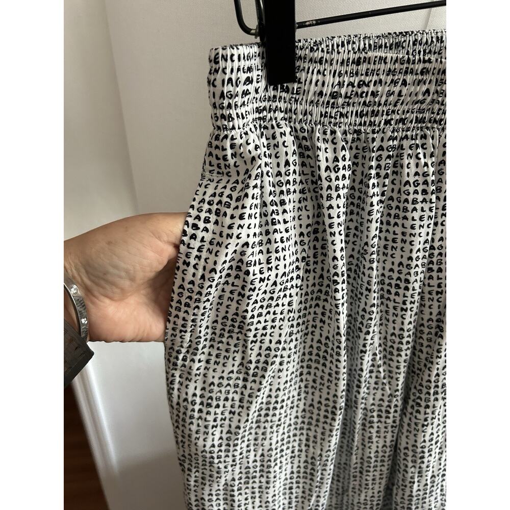 Balenciaga Unifit Logo Oversized Pants Wide leg flowy summer Size XXS - Picture 2 of 10